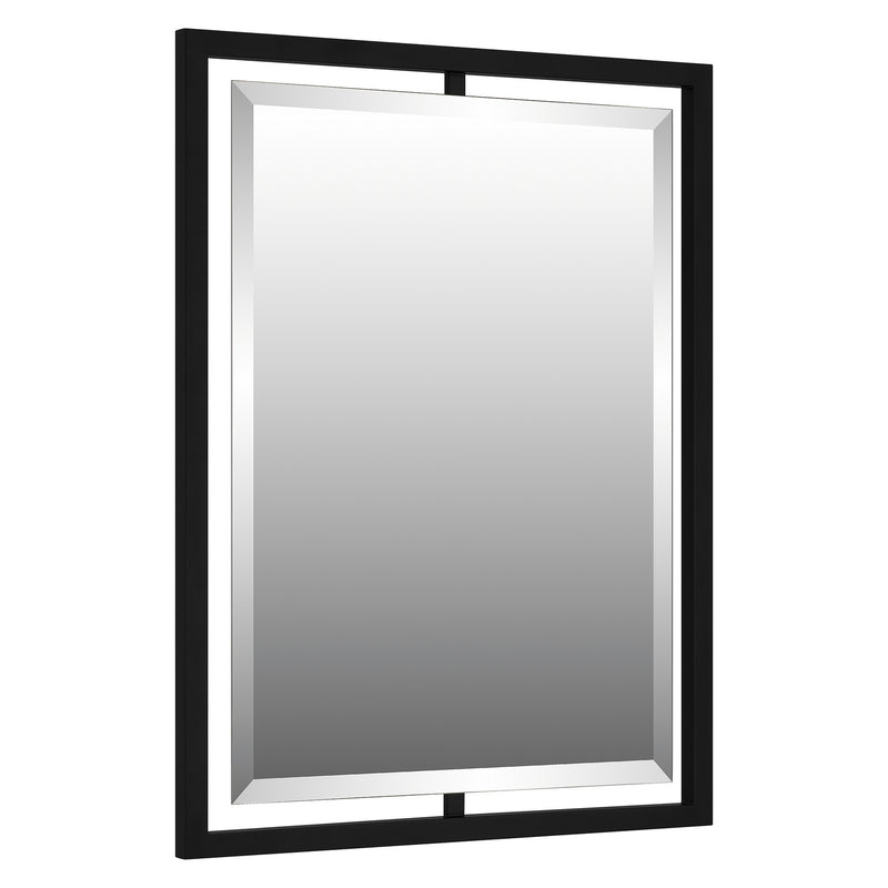 Quoizel QR1857MBK Mirror, Matte Black