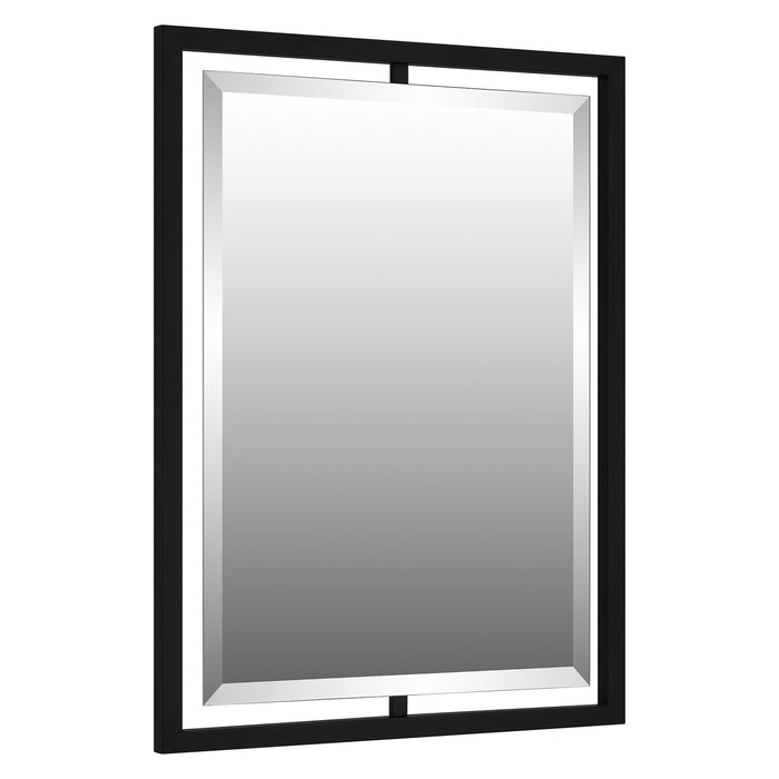 Quoizel QR1857MBK Mirror, Matte Black
