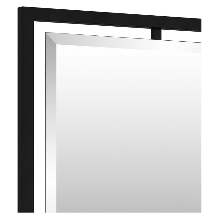 Quoizel QR1857MBK Mirror, Matte Black