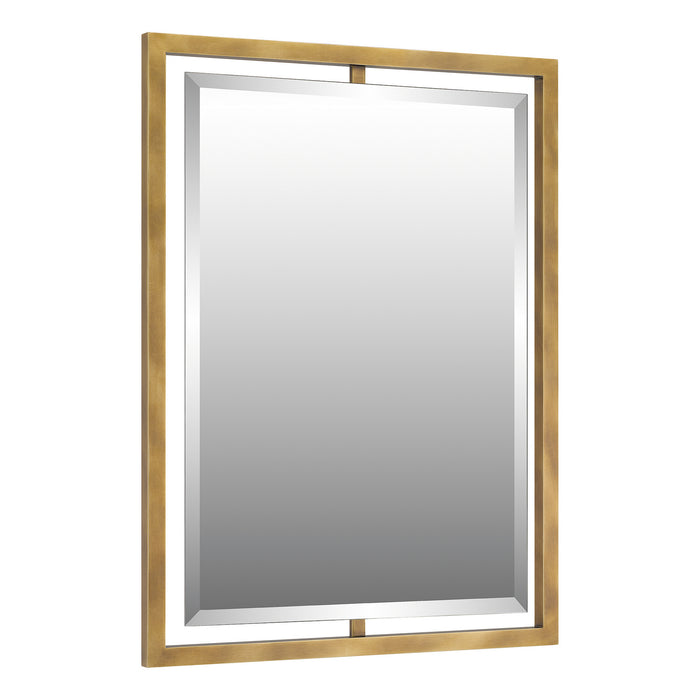 Quoizel QR1857WS Mirror, Weathered Brass