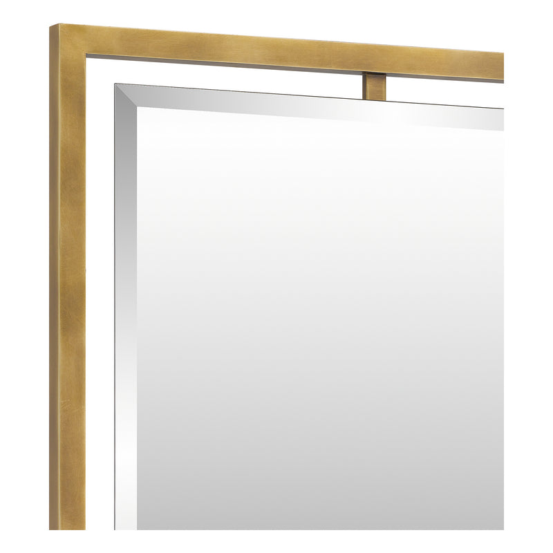 Quoizel QR1857WS Mirror, Weathered Brass