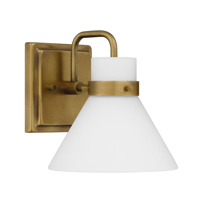 Quoizel RGN8607WS One Light Wall Sconce, Weathered Brass