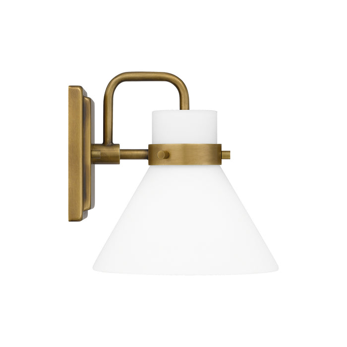 Quoizel RGN8607WS One Light Wall Sconce, Weathered Brass