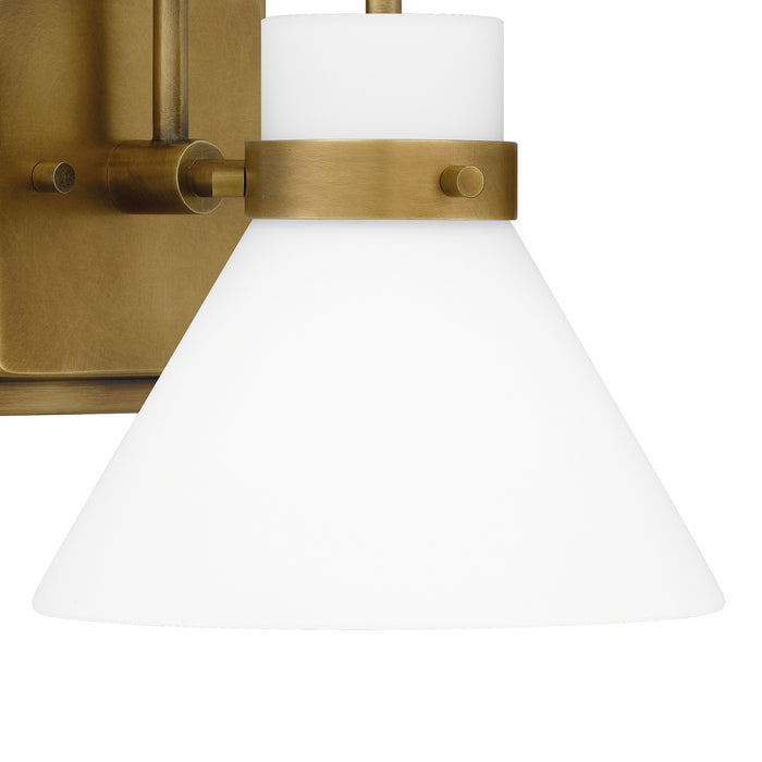 Quoizel RGN8607WS One Light Wall Sconce, Weathered Brass