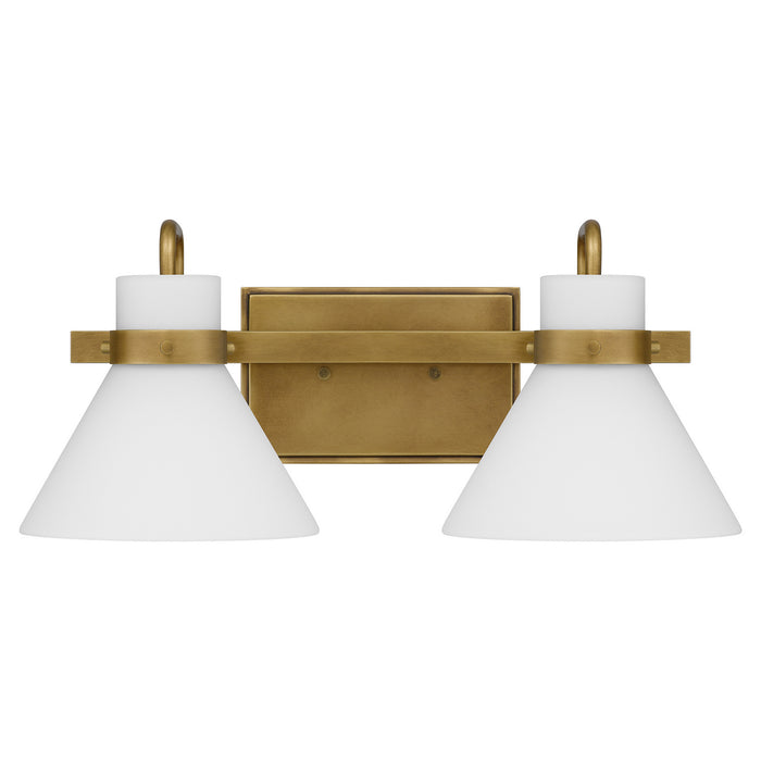 Quoizel RGN8617WS Two Light Bath, Weathered Brass