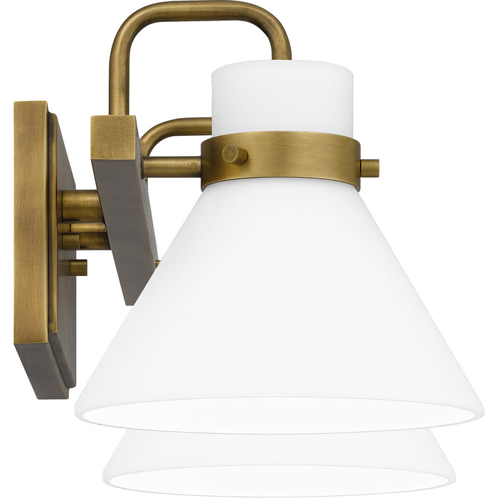 Quoizel RGN8617WS Two Light Bath, Weathered Brass