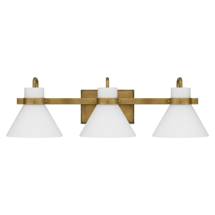 Quoizel RGN8625WS Three Light Bath, Weathered Brass