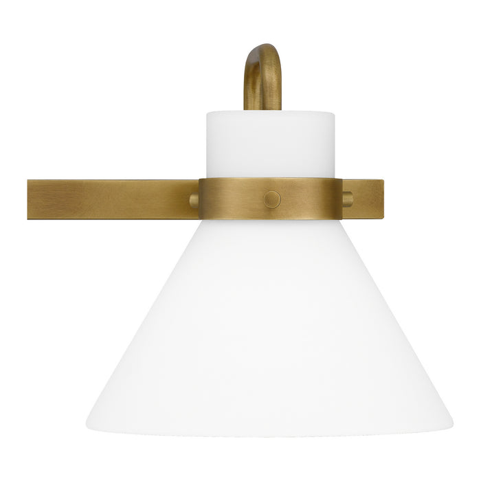 Quoizel RGN8635WS Four Light Bath, Weathered Brass