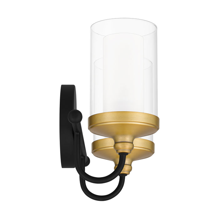 Quoizel ROW8615MBK Two Light Bath, Matte Black