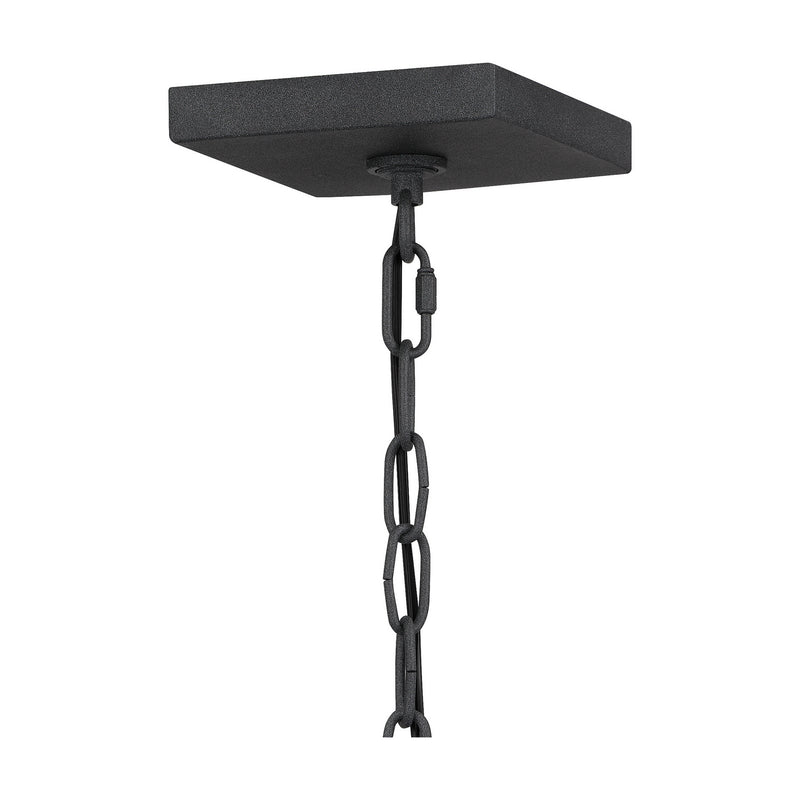 Quoizel STNL1509MB One Light Mini Pendant, Mottled Black