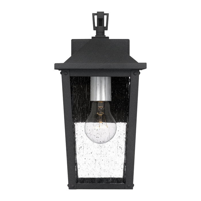 Quoizel STNL8407MB One Light Outdoor Wall Mount, Mottled Black