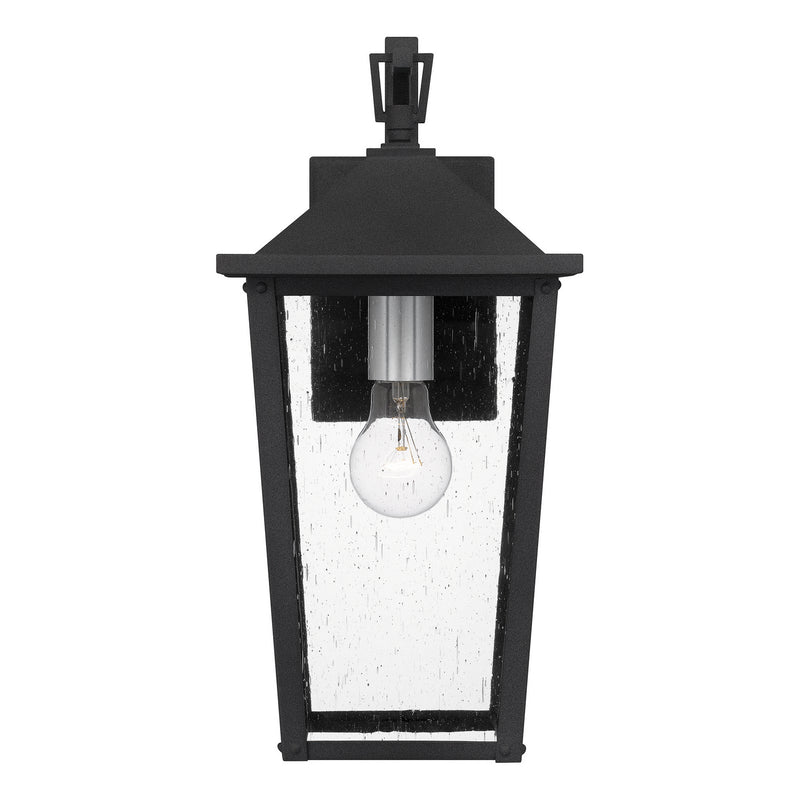 Quoizel STNL8408MB One Light Outdoor Wall Mount, Mottled Black