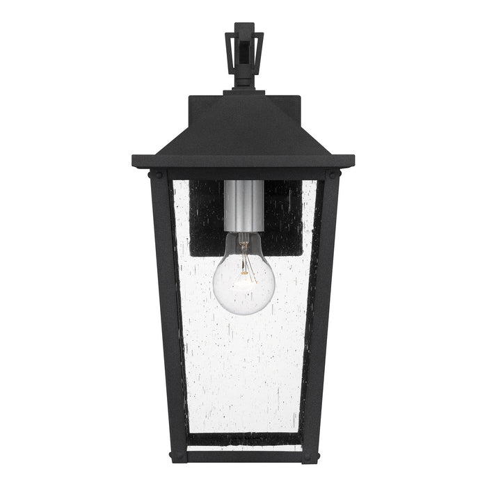Quoizel STNL8408MB One Light Outdoor Wall Mount, Mottled Black