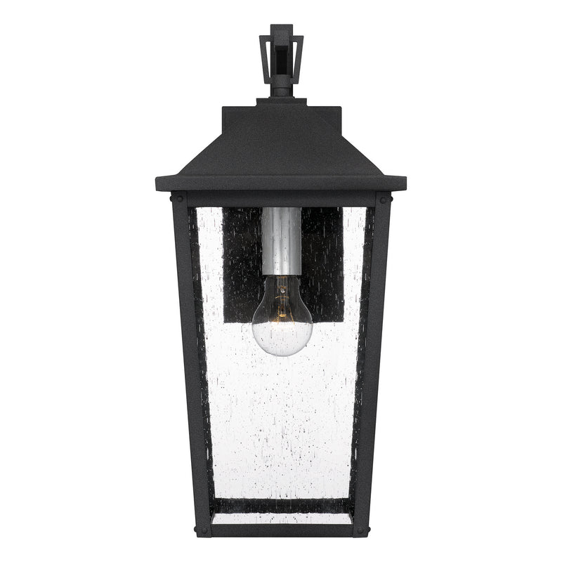 Quoizel STNL8409MB One Light Outdoor Wall Mount, Mottled Black
