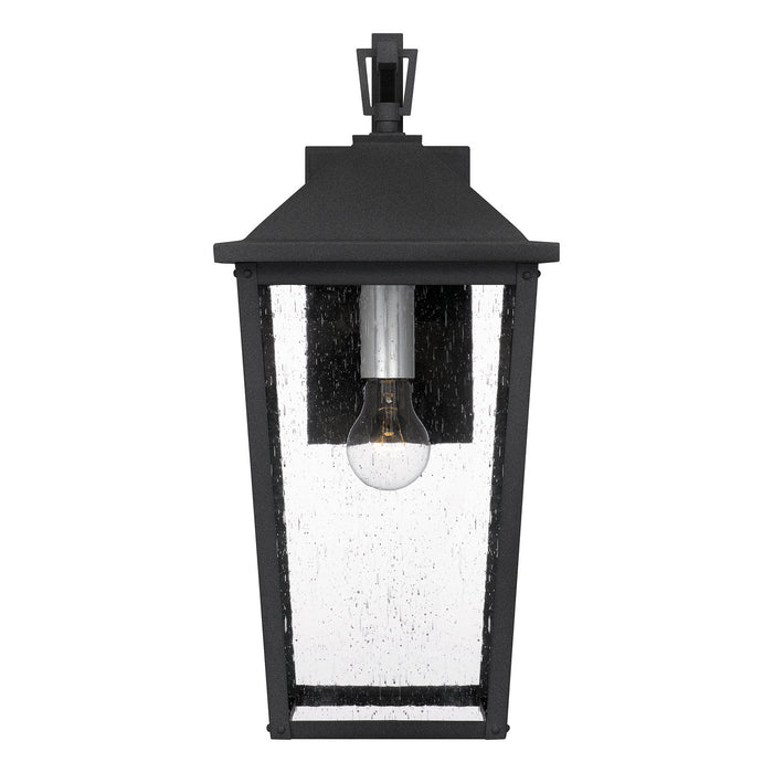 Quoizel STNL8409MB One Light Outdoor Wall Mount, Mottled Black