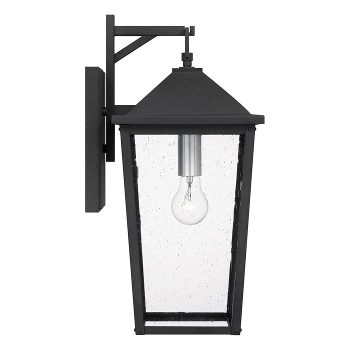Quoizel STNL8409MB One Light Outdoor Wall Mount, Mottled Black