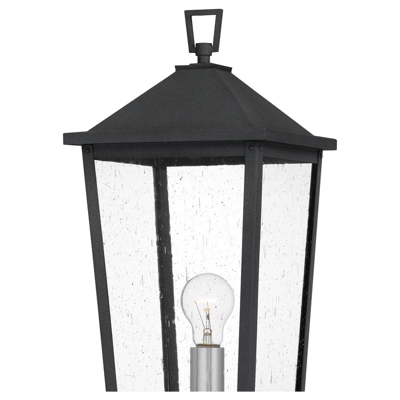 Quoizel STNL9009MB One Light Outdoor Post Mount, Mottled Black