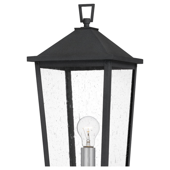 Quoizel STNL9009MB One Light Outdoor Post Mount, Mottled Black