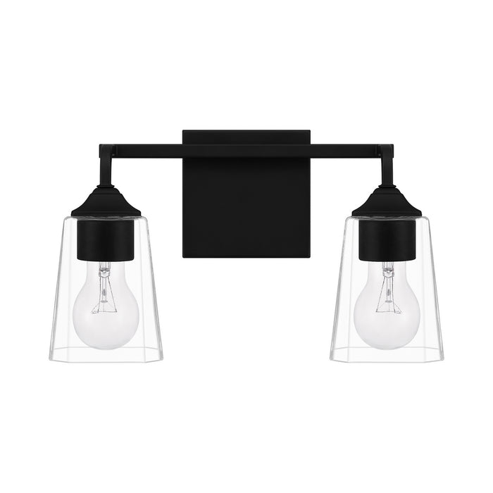 Quoizel THO8614MBK Two Light Bath, Matte Black
