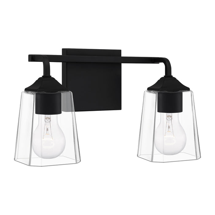 Quoizel THO8614MBK Two Light Bath, Matte Black
