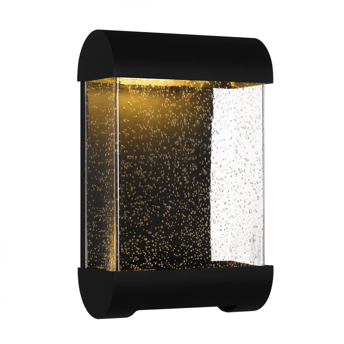 Quoizel TWN8406MBK LED Outdoor Wall Lantern, Matte Black