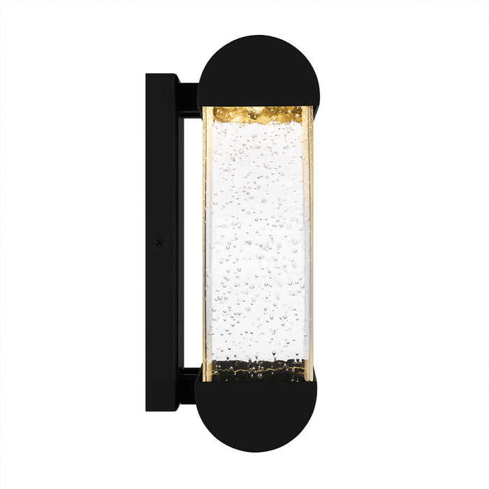 Quoizel TWN8406MBK LED Outdoor Wall Lantern, Matte Black