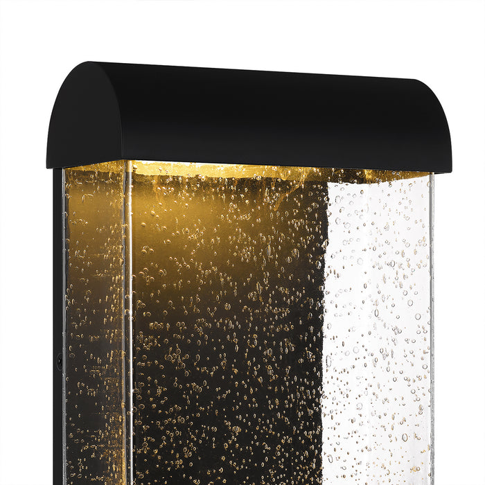 Quoizel TWN8406MBK LED Outdoor Wall Lantern, Matte Black