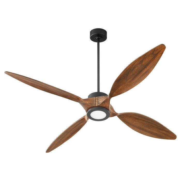 Quorum 28664-59 66" Ceiling Fan, Matte Black