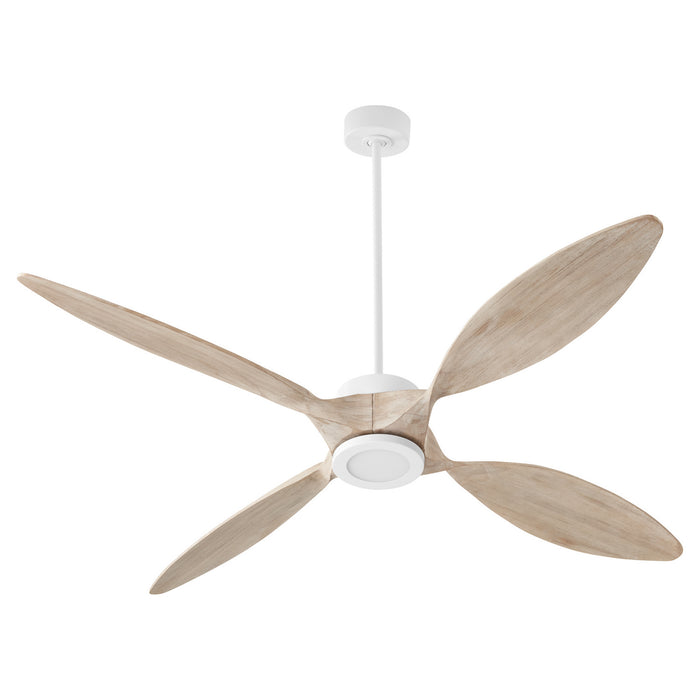 Quorum 28664-8 66" Ceiling Fan, Studio White