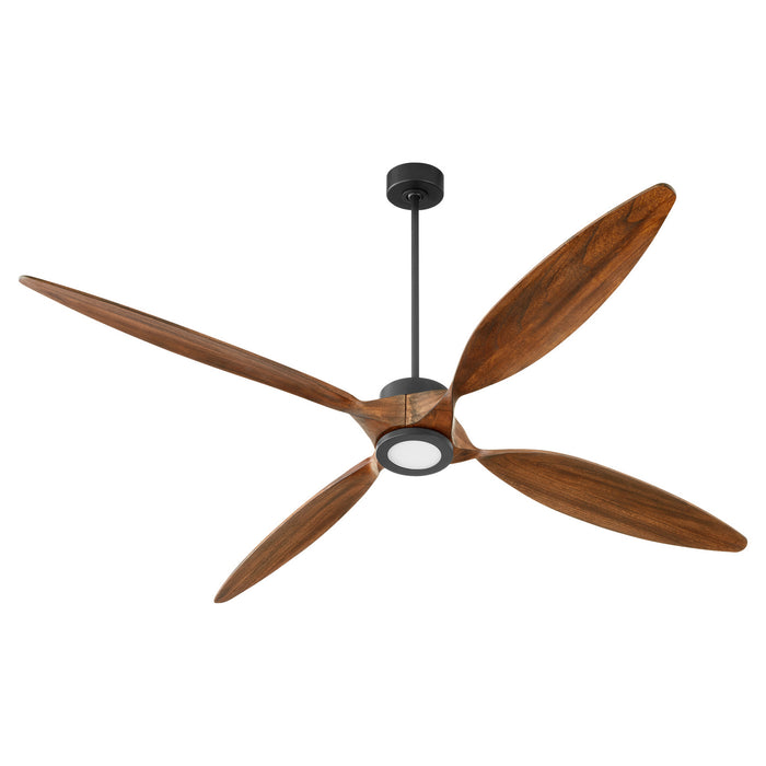 Quorum 28804-59 80" Ceiling Fan, Matte Black