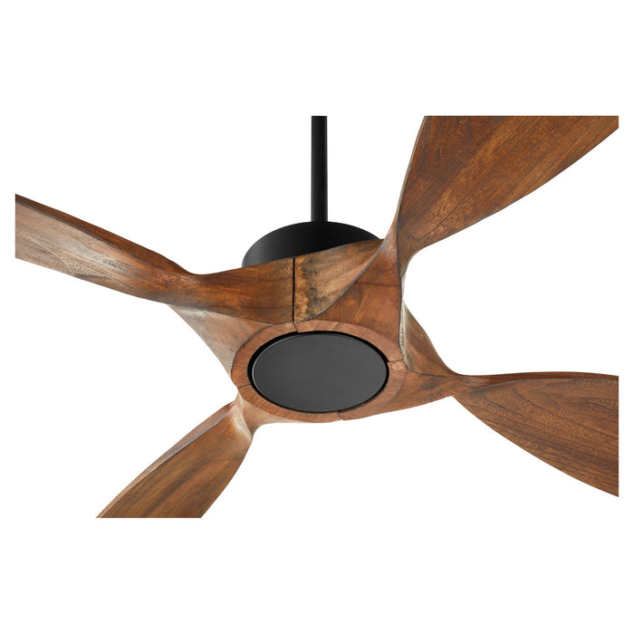 Quorum 28804-59 80" Ceiling Fan, Matte Black