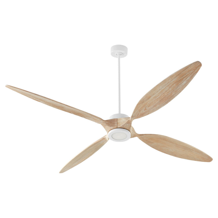 Quorum 28804-8 80" Ceiling Fan, Studio White