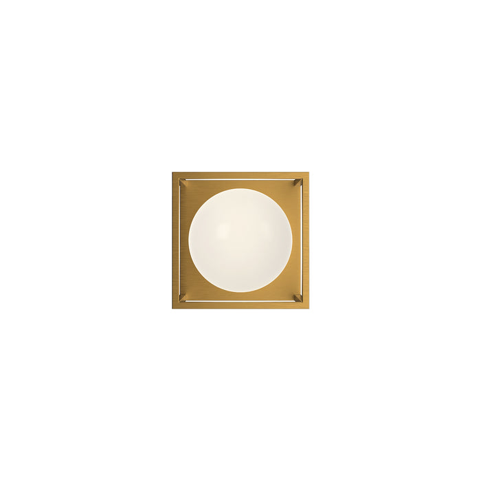 Alora VL519106AGOP One Light Bathroom Fixtures, Aged Gold/Opal Matte Glass