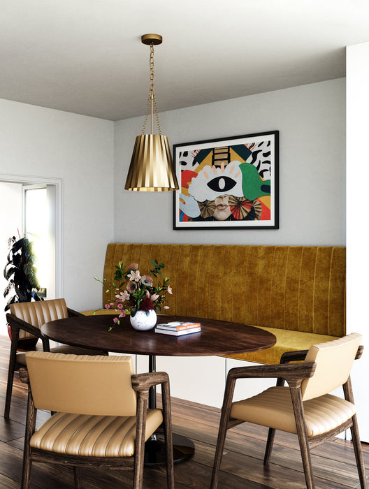 Alora PD528116AG One Light Pendant, Aged Gold