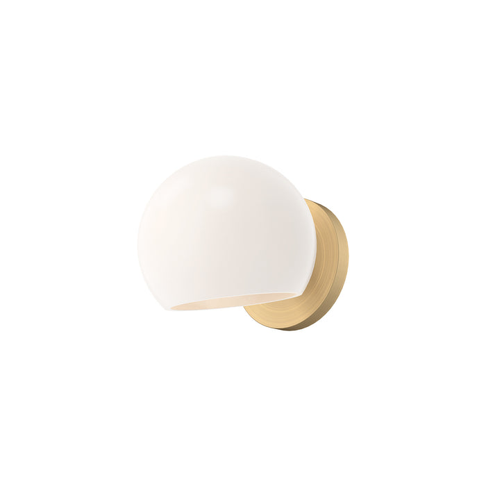 Alora WV548006BGOP One Light Vanity, Brushed Gold/Opal Matte Glass