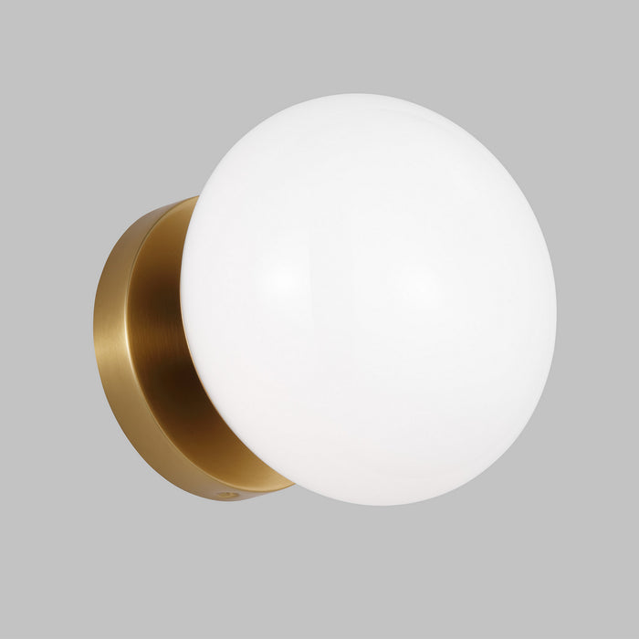Visual Comfort Studio EV1011BBS One Light Wall Sconce, Burnished Brass