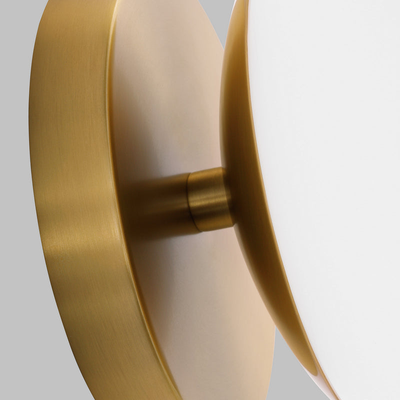 Visual Comfort Studio EV1011BBS One Light Wall Sconce, Burnished Brass