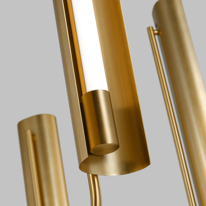Visual Comfort Studio KC1076BBS LED Chandelier, Burnished Brass
