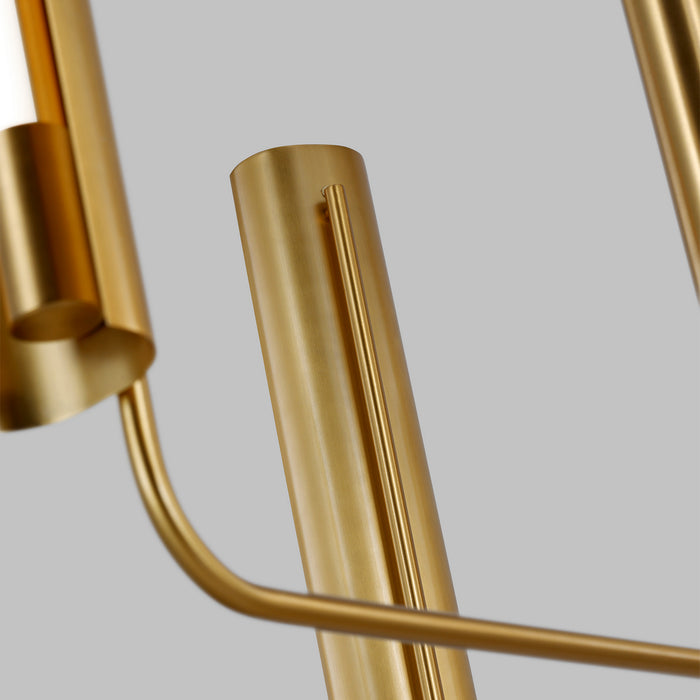 Visual Comfort Studio KC1076BBS LED Chandelier, Burnished Brass