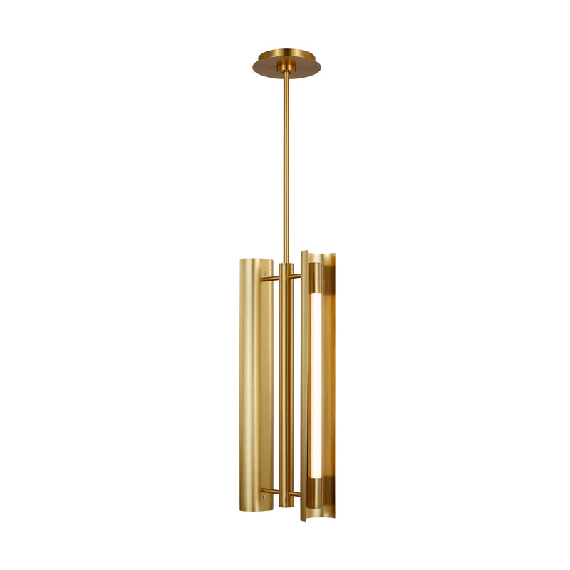 Visual Comfort Studio KP1092BBS LED Pendant, Burnished Brass