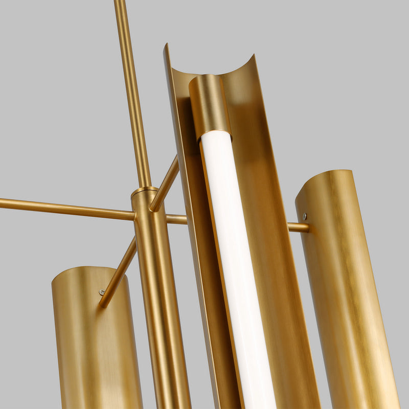 Visual Comfort Studio KP1104BBS LED Pendant, Burnished Brass