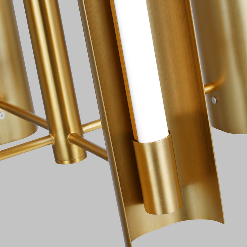 Visual Comfort Studio KP1114BBS LED Pendant, Burnished Brass