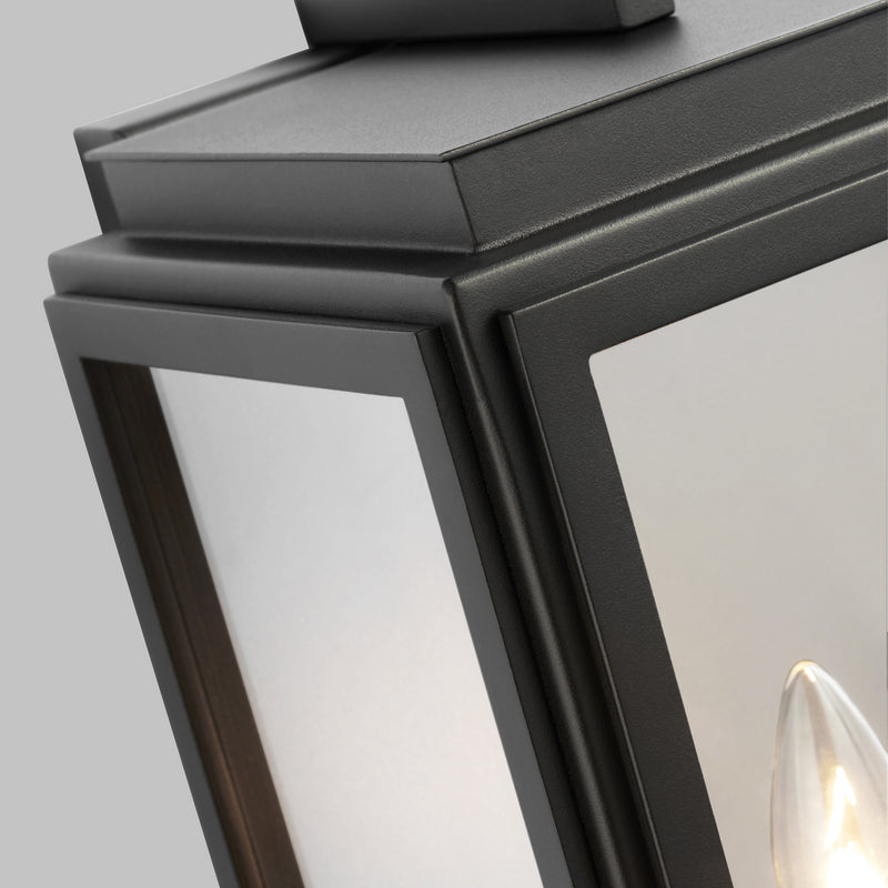 Visual Comfort Studio LO1001TXB One Light Wall Lantern, Textured Black