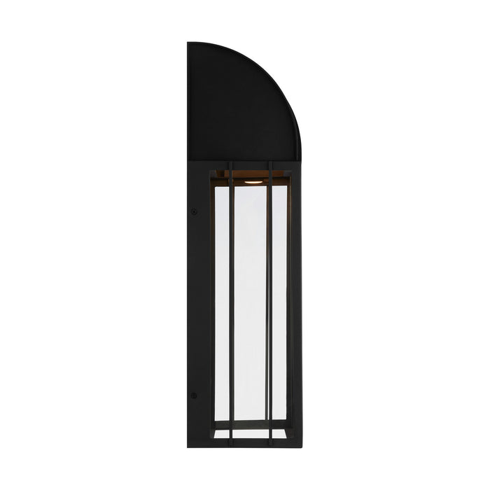 Visual Comfort Studio LO1061TXB-L1 LED Wall Lantern, Textured Black