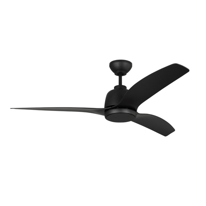 Visual Comfort Fan 3AVLCR54MBKD 54" Ceiling Fan, Midnight Black
