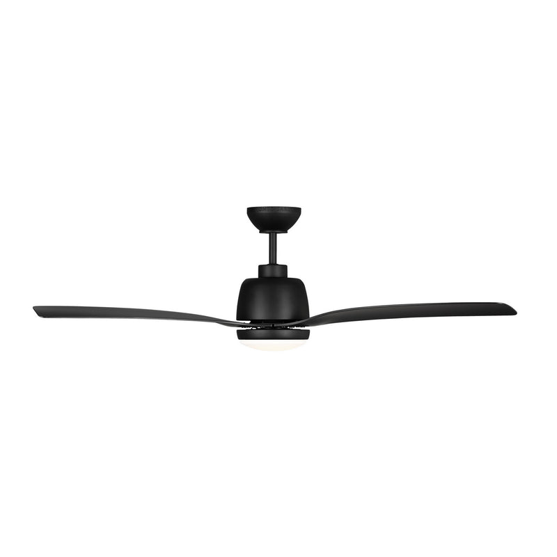 Visual Comfort Fan 3AVLCR54MBKD 54" Ceiling Fan, Midnight Black