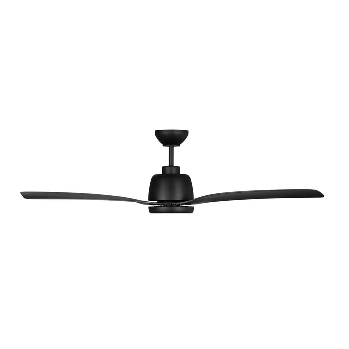 Visual Comfort Fan 3AVLCR54MBKD 54" Ceiling Fan, Midnight Black