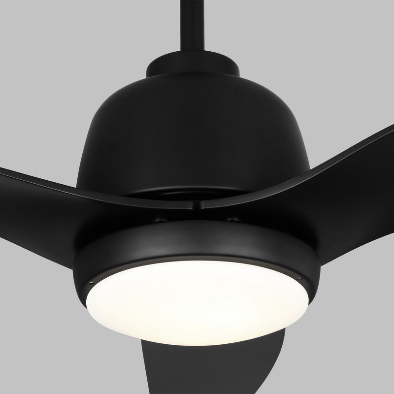 Visual Comfort Fan 3AVLCR54MBKD 54" Ceiling Fan, Midnight Black