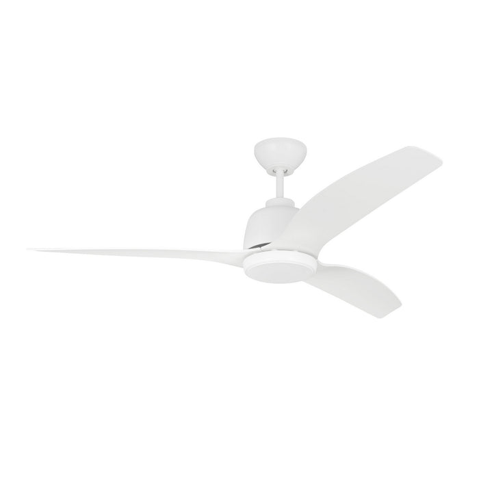 Visual Comfort Fan 3AVLCR54RZWD 54" Ceiling Fan, Matte White