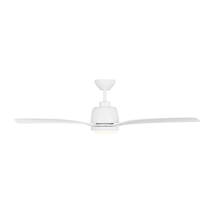 Visual Comfort Fan 3AVLCR54RZWD 54" Ceiling Fan, Matte White